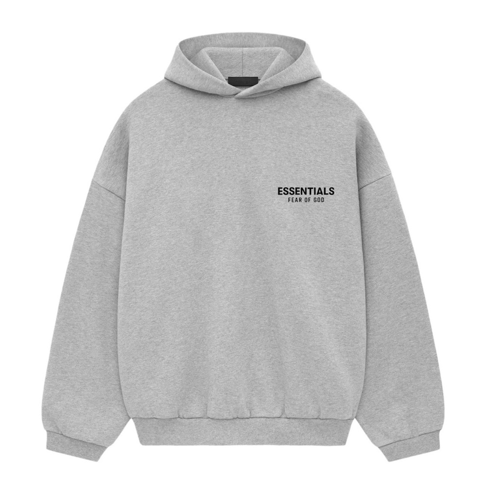Fear of God Essentials Light Gray Hoodie